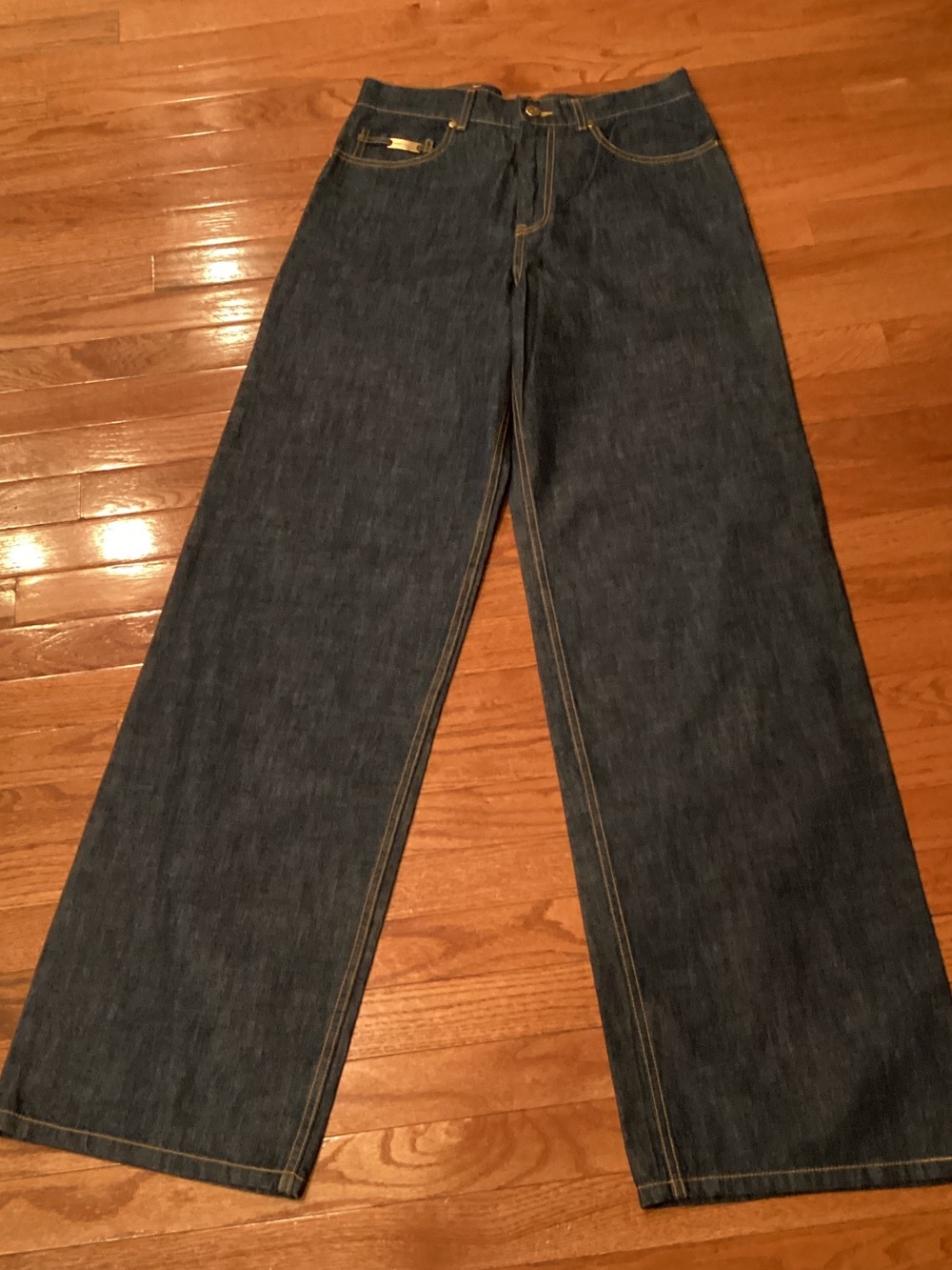 Marc Jacobs Men's Bootcut Dark Blue Denim Jeans
